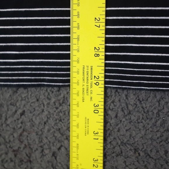 Vintage Polo By Ralph Lauren Golf Polo Shirt Mens 2XL Black/White Striped Pima - Picture 6 of 7